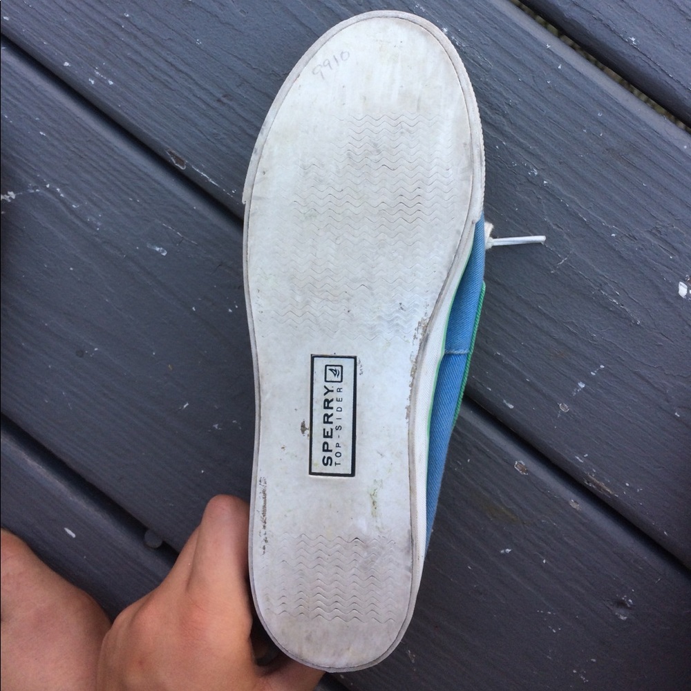 blue and green sperrys - Picture 4 of 4