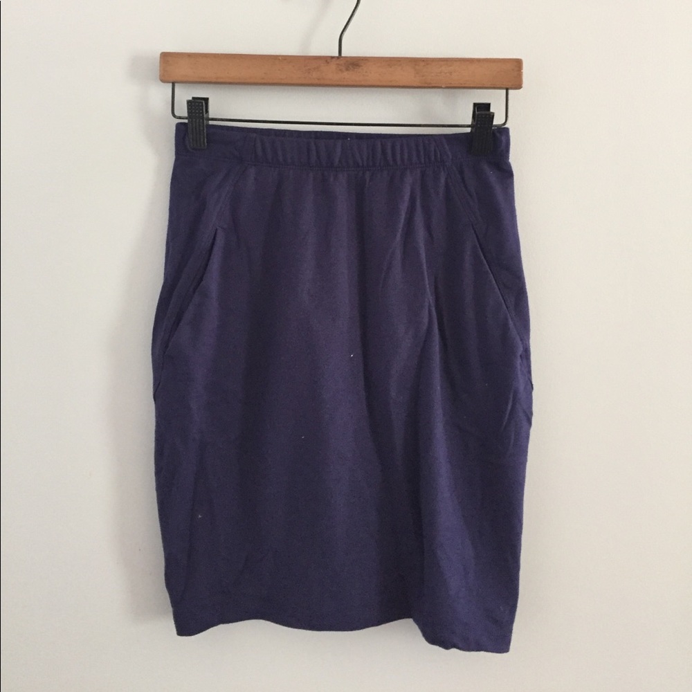 High waisted skirt with pockets