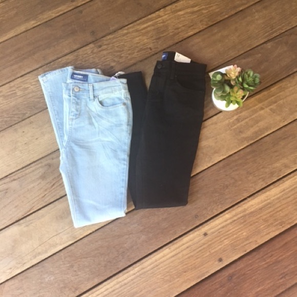 BUNDLE 2 NWT Old Navy Kids Skinny Jeans - Picture 6 of 6