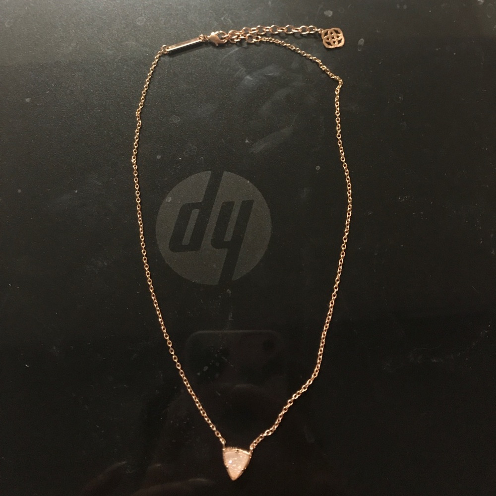 Kendra Scott iridescent druzy necklace