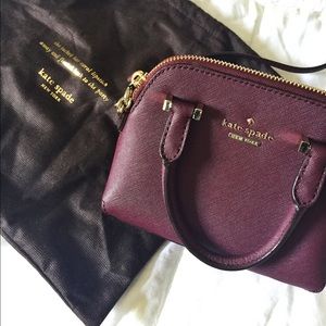 Kate Spade Mulled Wine Mini Maise Crossbody