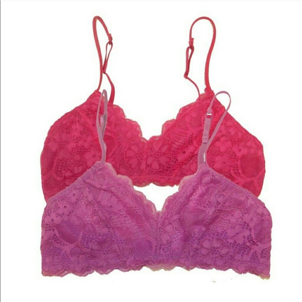 2 Braletts pink/magenta and purple S 36 a/b