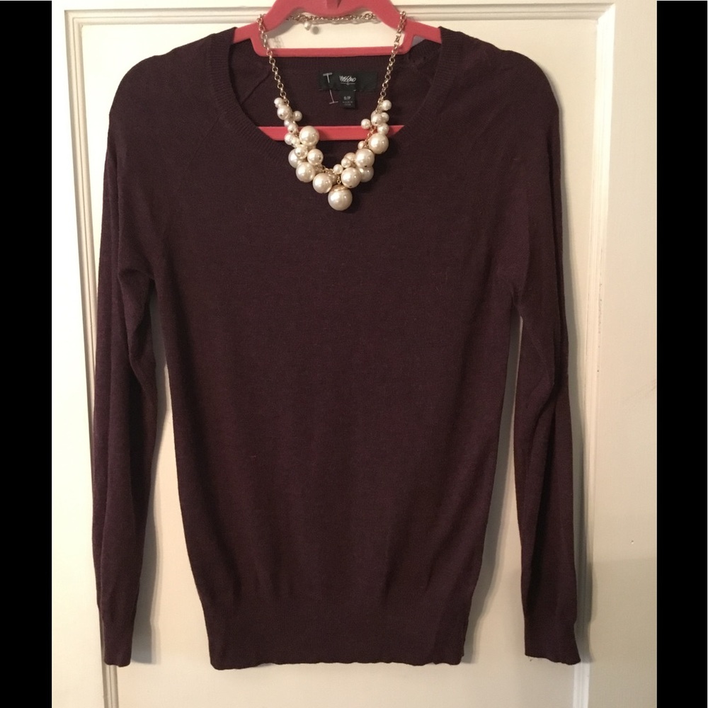 Mossimo Burgundy Sweater