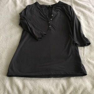 Victoria's Secret gunmetal grey Henley