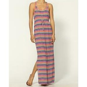 C & C California cotton Maxi racerback dress S