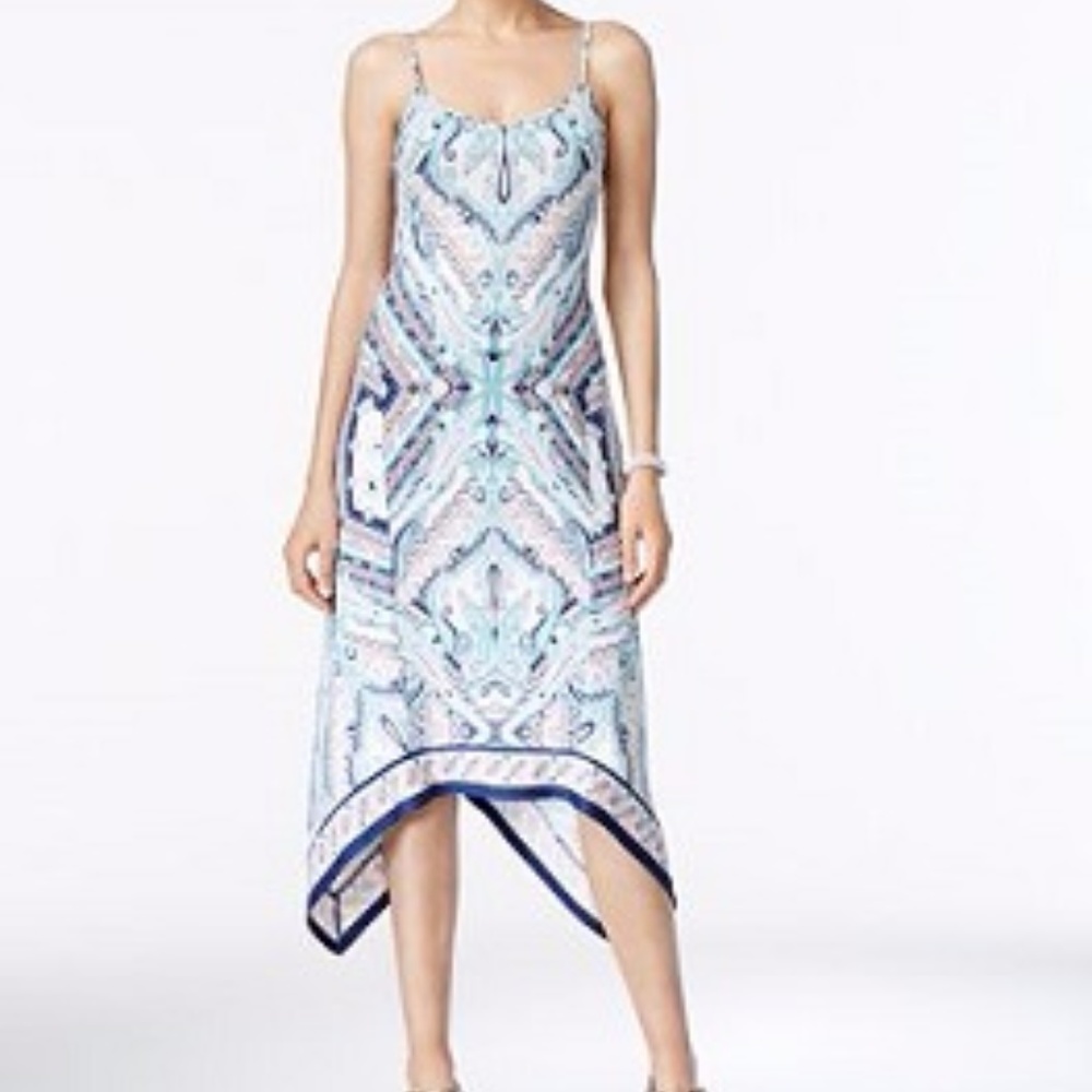 ECI handkerchief hem dress