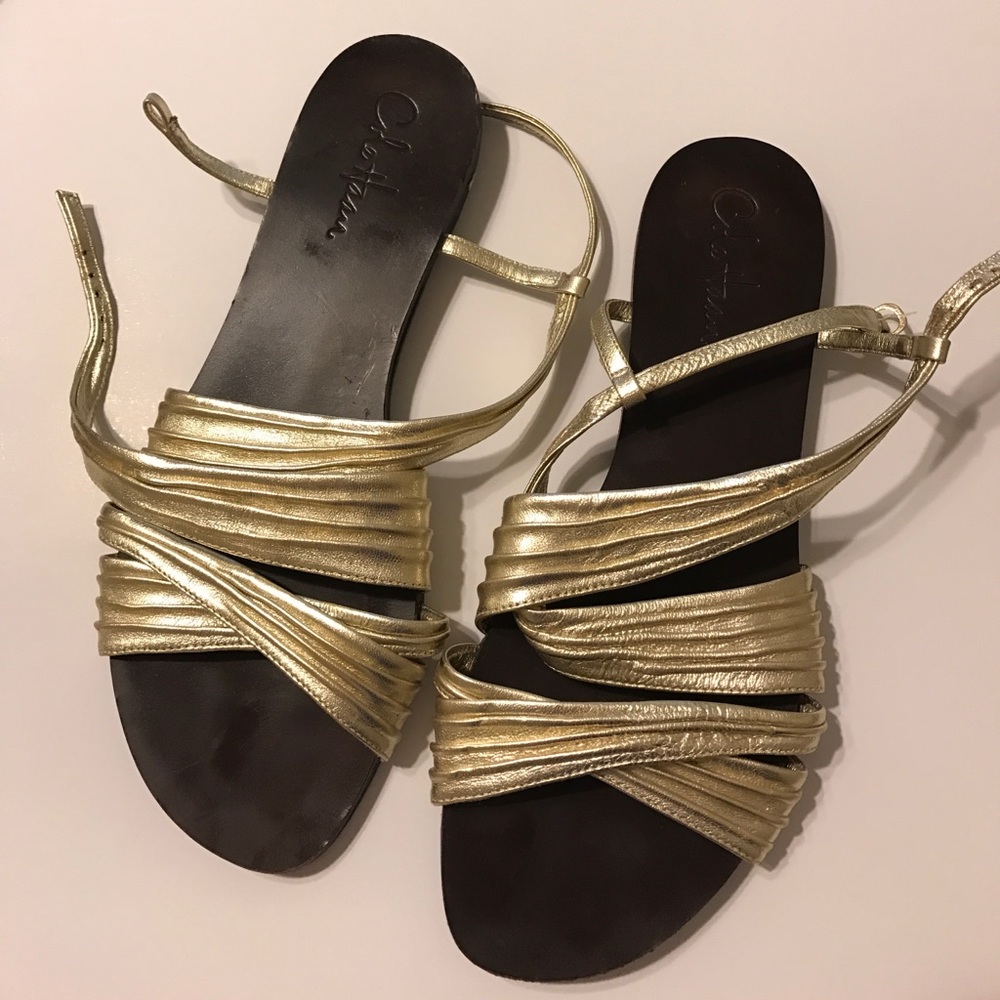Cole Haan GOLD sandals