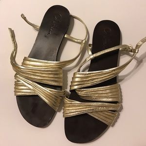 Cole Haan GOLD sandals