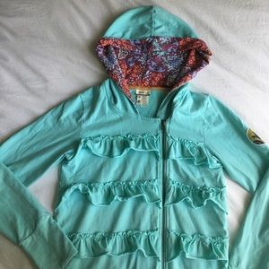 Matilda Jane asymmetrical jacket. Size Girls 14