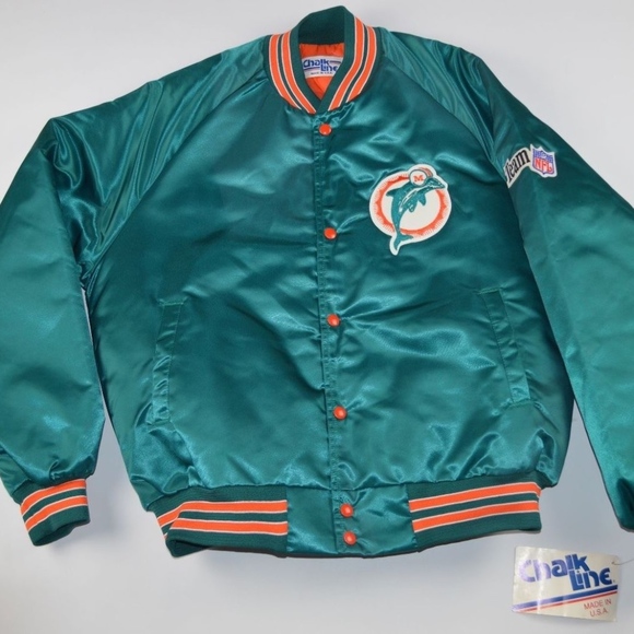 miami dolphins satin jacket