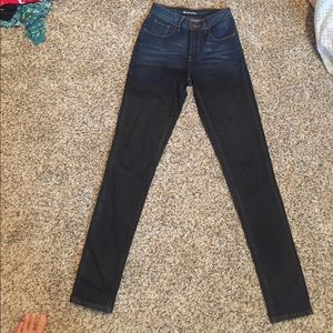 Levi high rise skinny ombré pant
