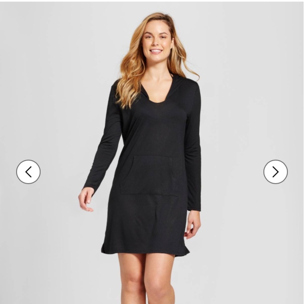 NWT!!! Merona Black Beach Cover Up