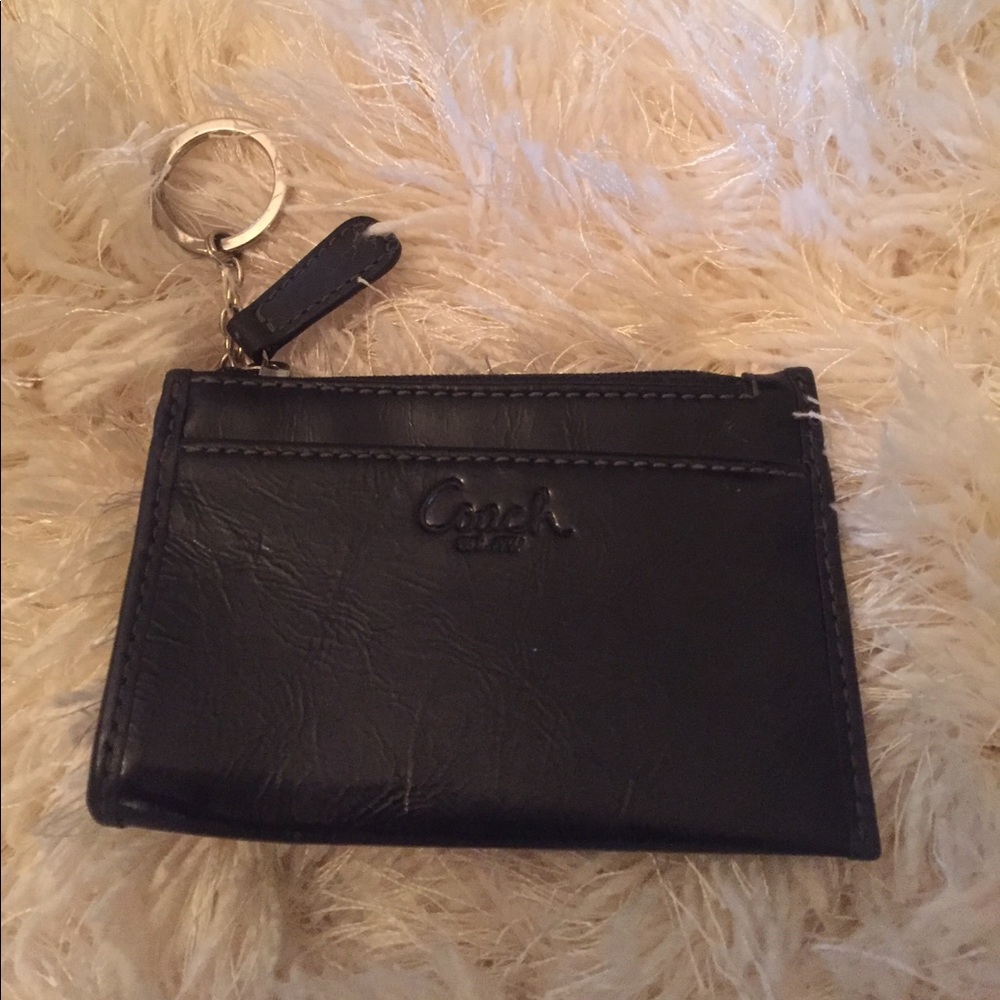 Coach credit card/ID Keychain