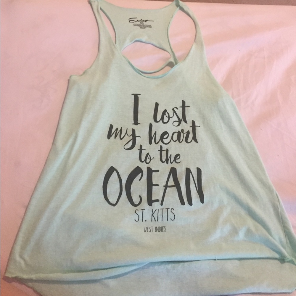 Blue ocean tank top
