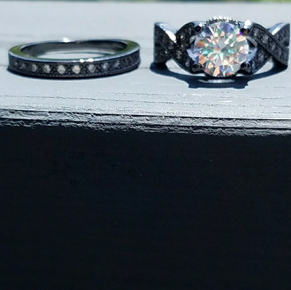 Last one! New black gold filled wedding set - Picture 2 of 4