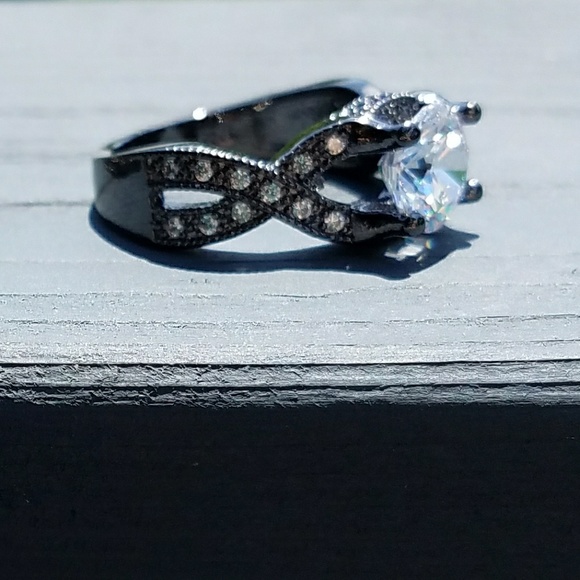 Last one! New black gold filled wedding set - Picture 3 of 4