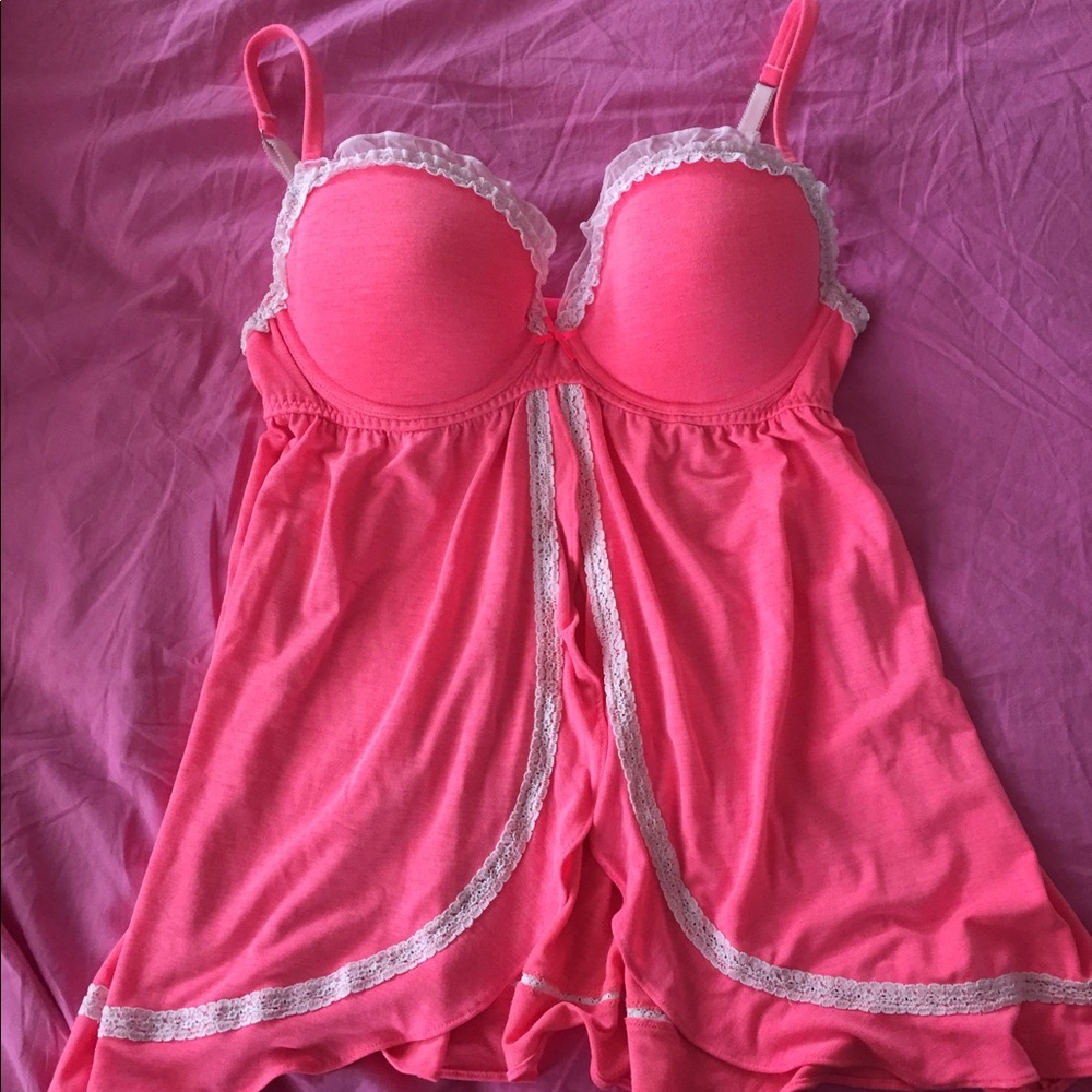 victoria's secret lingerie babydoll top