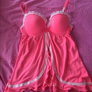 victoria's secret lingerie babydoll top