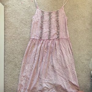 Free people dress with stitching detail