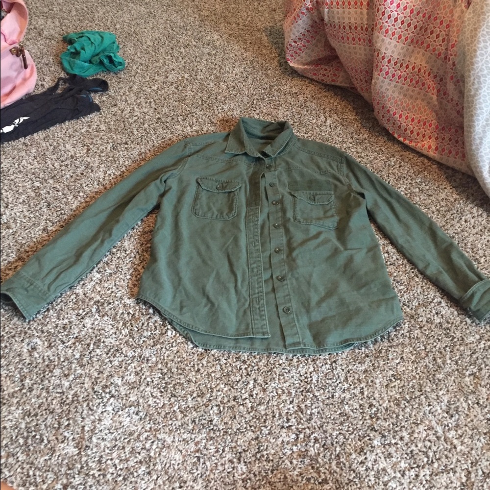 Bdg sIze small army button up