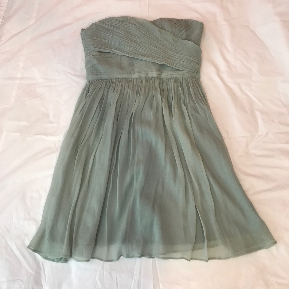 J.Crew Arabelle Dress in Silk Chiffon, Dusty Shale