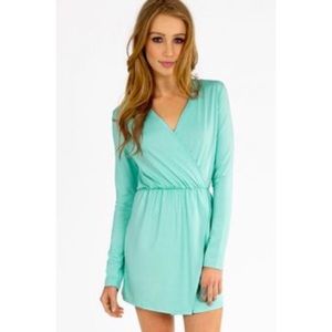 OBO Mint long sleeve Tobi dress