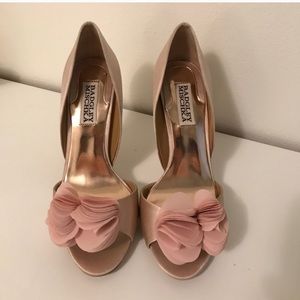 Blush Pink D'orsay Pump for Wedding, prom, formals