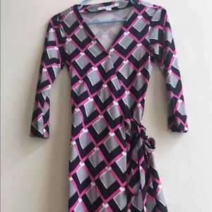 DVF wrapped dress
