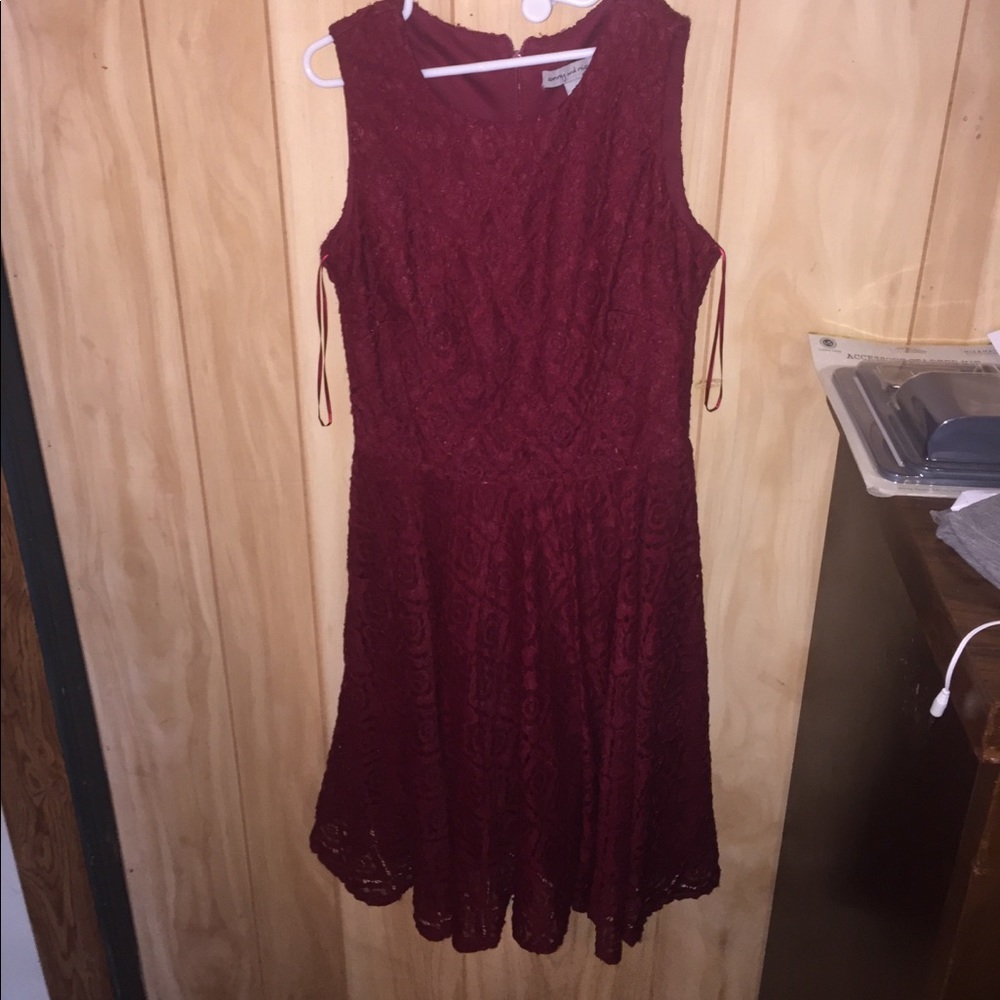 Nice red wine dress