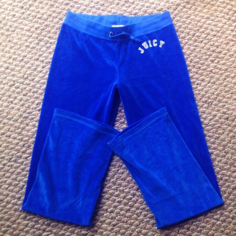 Juicy Couture velour track pants