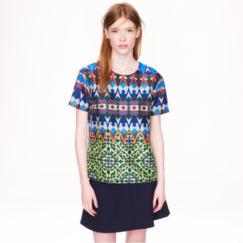 J. Crew gemstone blouse