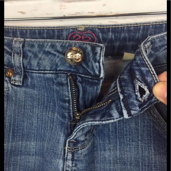 2b BEBE Womens Distressed Skinny Stretch Jean Sz28 - Picture 5 of 8