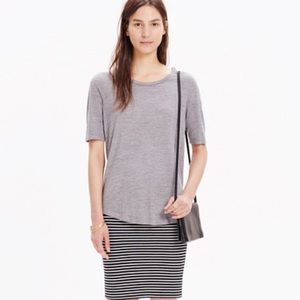Madewell anthem curved-hem tee