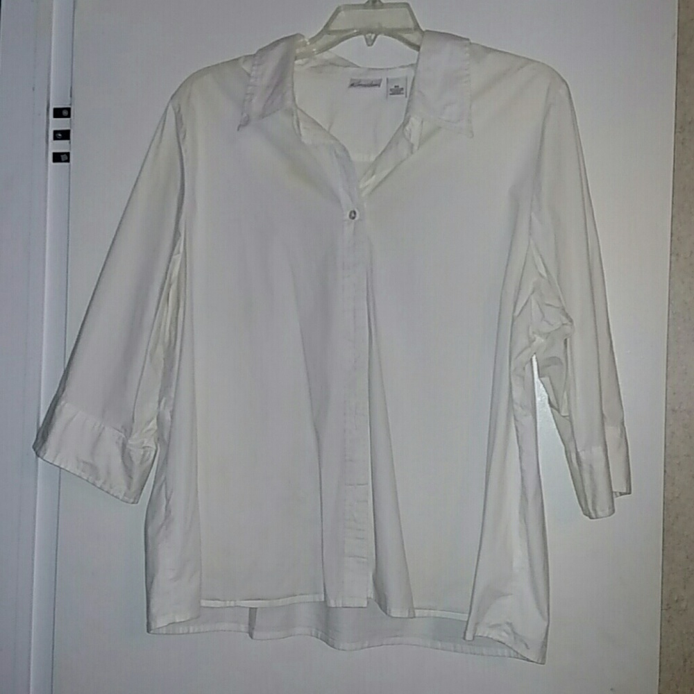 White button down!