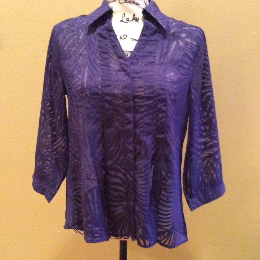 Coldwater Creek quarter-length blouse