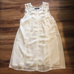 White lace sundress