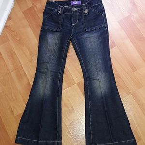 Girls Flare Leg Jeans
