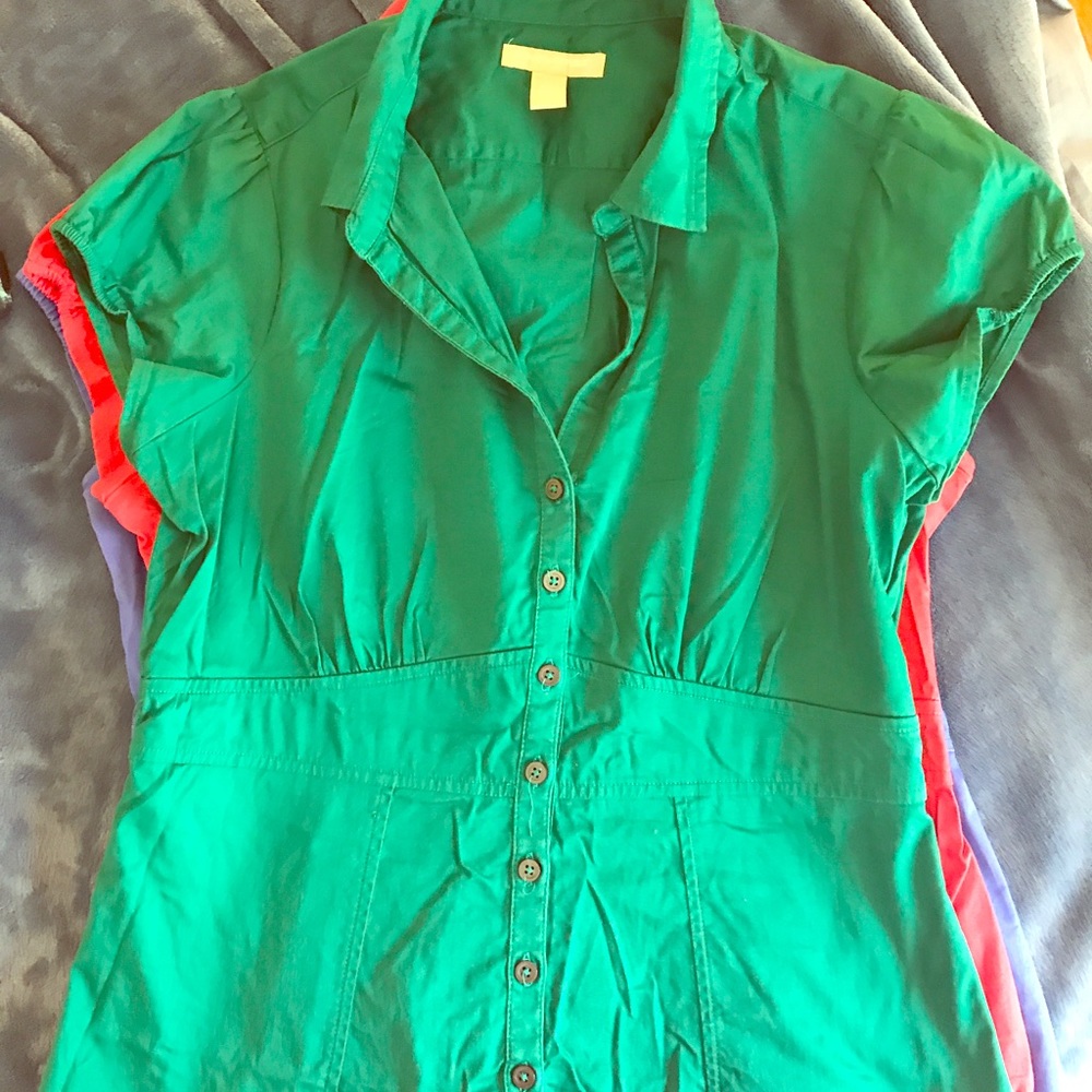 Short sleeve button down shirt