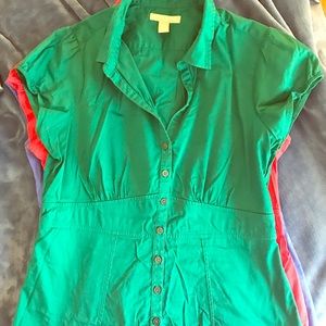 Short sleeve button down shirt