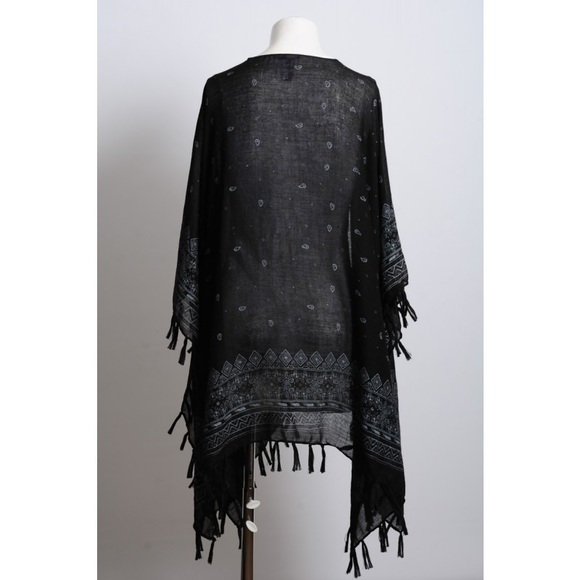 New Bohemian Paisley Gypsy Boho hippie Kimono - Picture 4 of 6