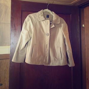 Gap cropped length pea coat size M
