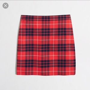 🔷LAST CHANCE🔷 J. Crew Factory Plaid Wool Skirt