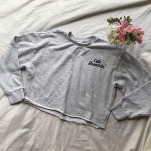 FOREVER 21 CROPPED SWEATSHIRT G07