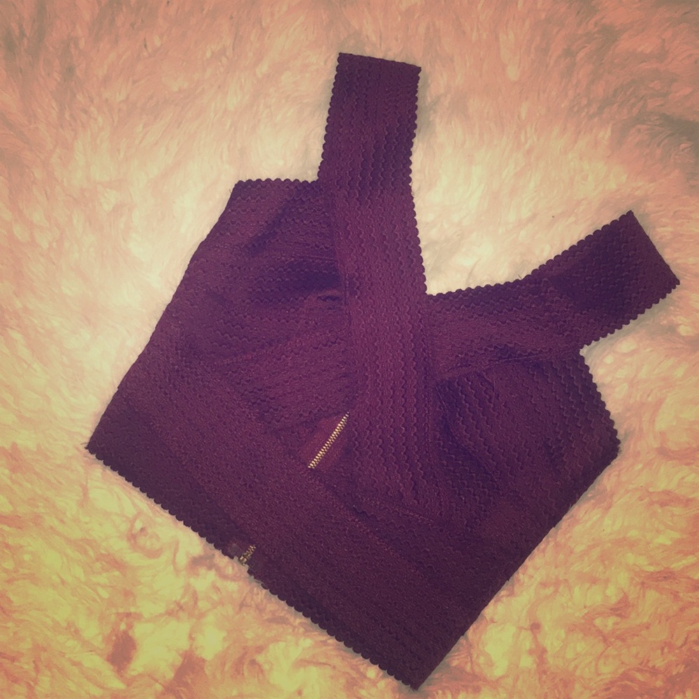 Purple top.