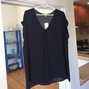 NWT Navy Pleione Blouse