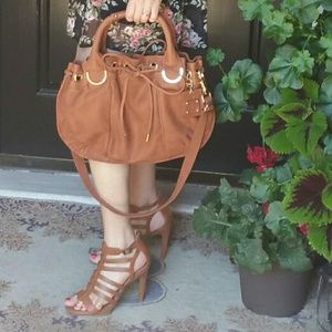 EUC Juicy Couture Cowhide Purse W/ Shoulder Strap