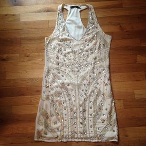 Hand-Beaded Flapper Style Dress