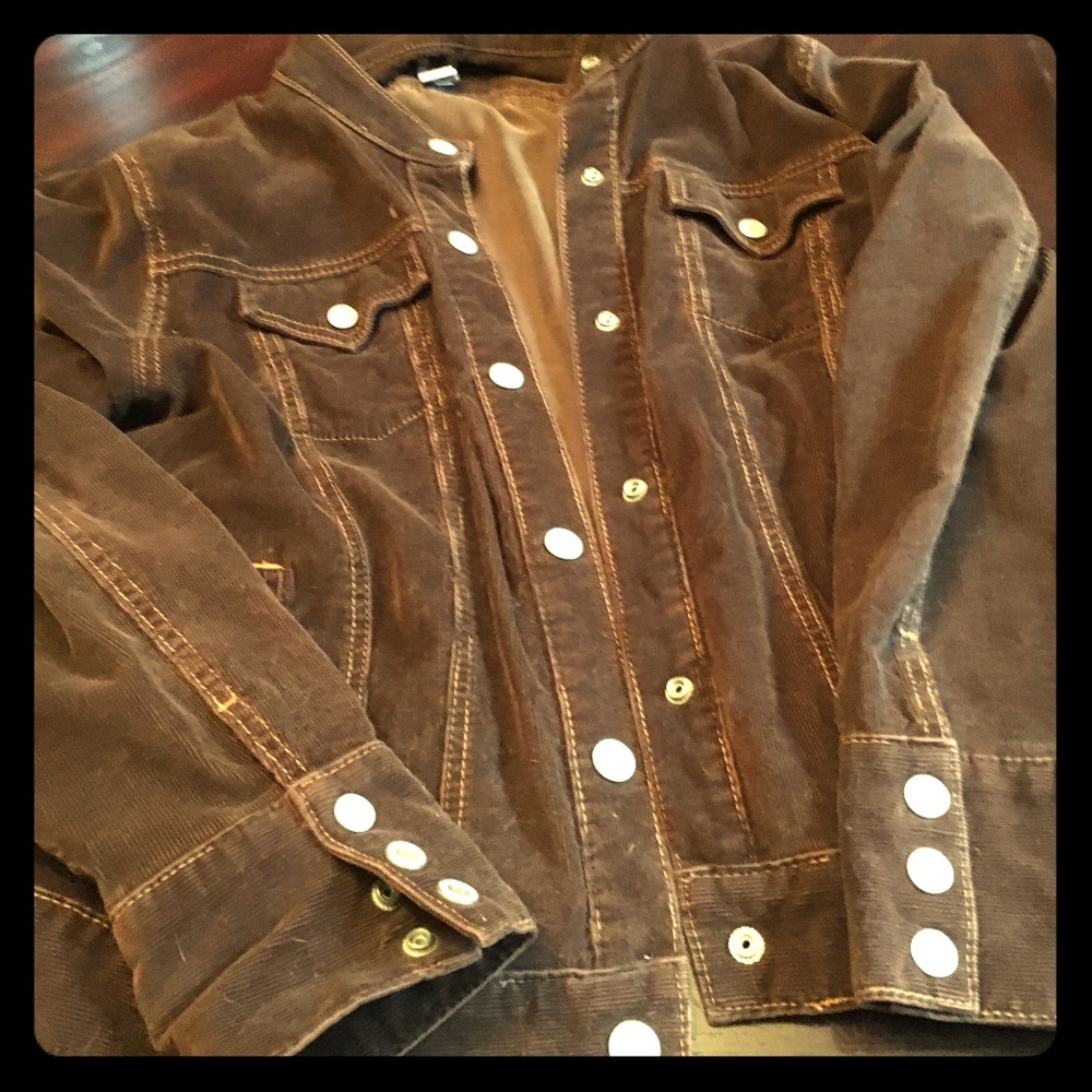 Gap brown corduroy jacket size xxl