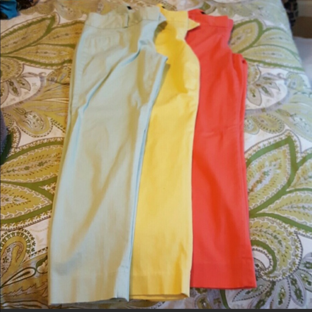 Pastel colored pants