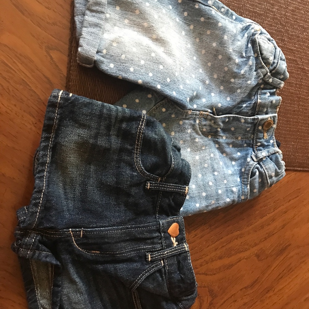 Denim shorts